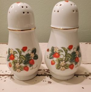 Vintage Avon Strawberry Salt & Pepper shakers